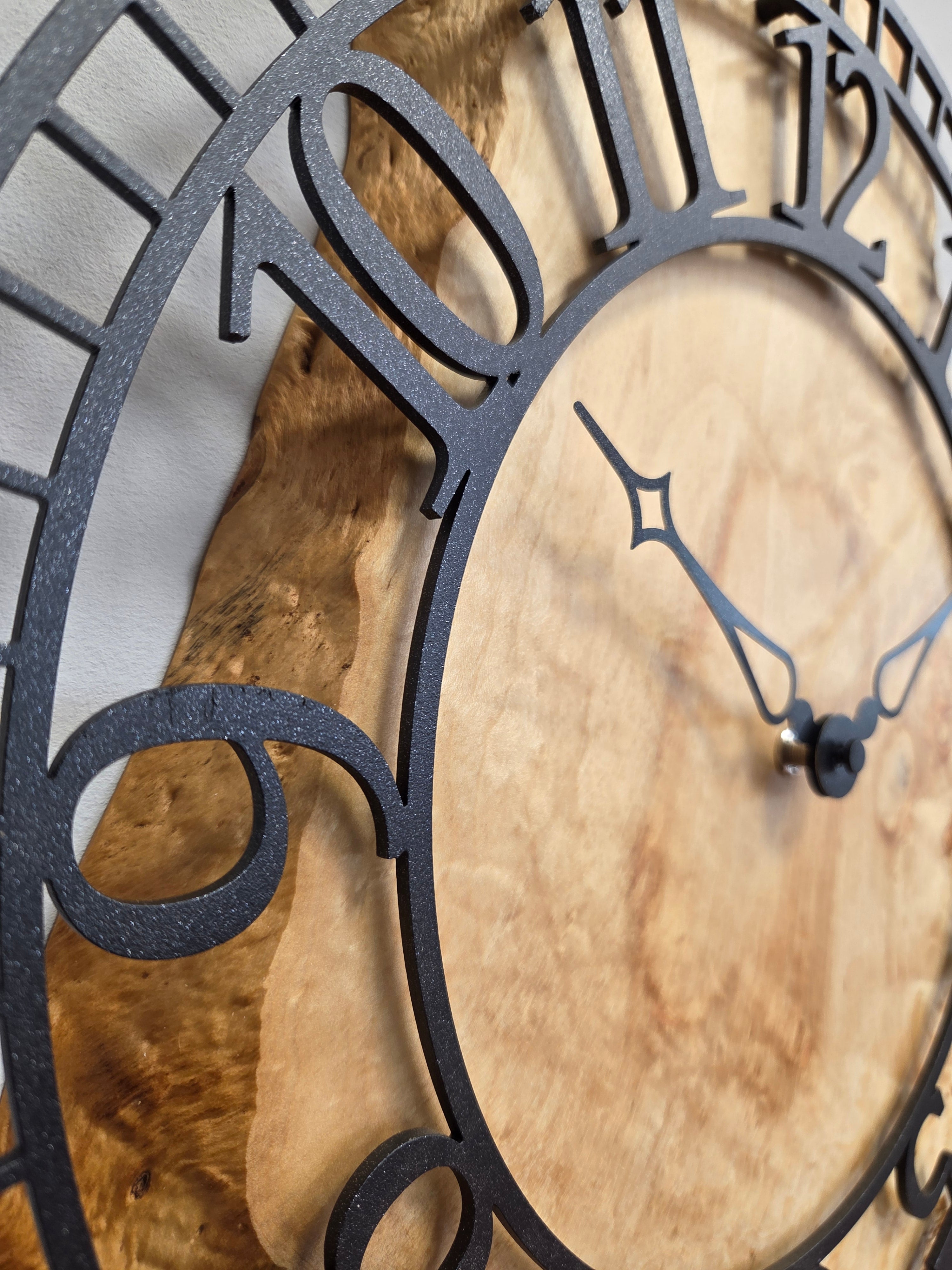 Il nido del picchio orologio da parete acero numeri romani