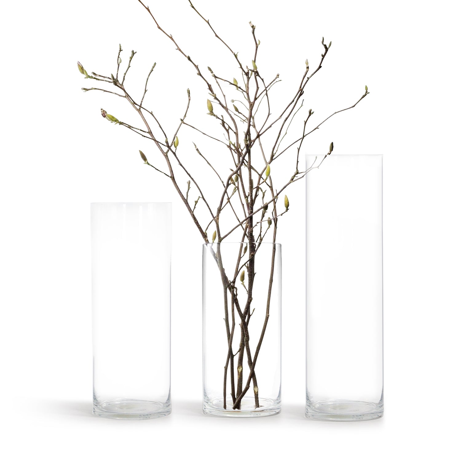 Galore Home Premium U9395 vaso vetro set 2 pezzi piccolo