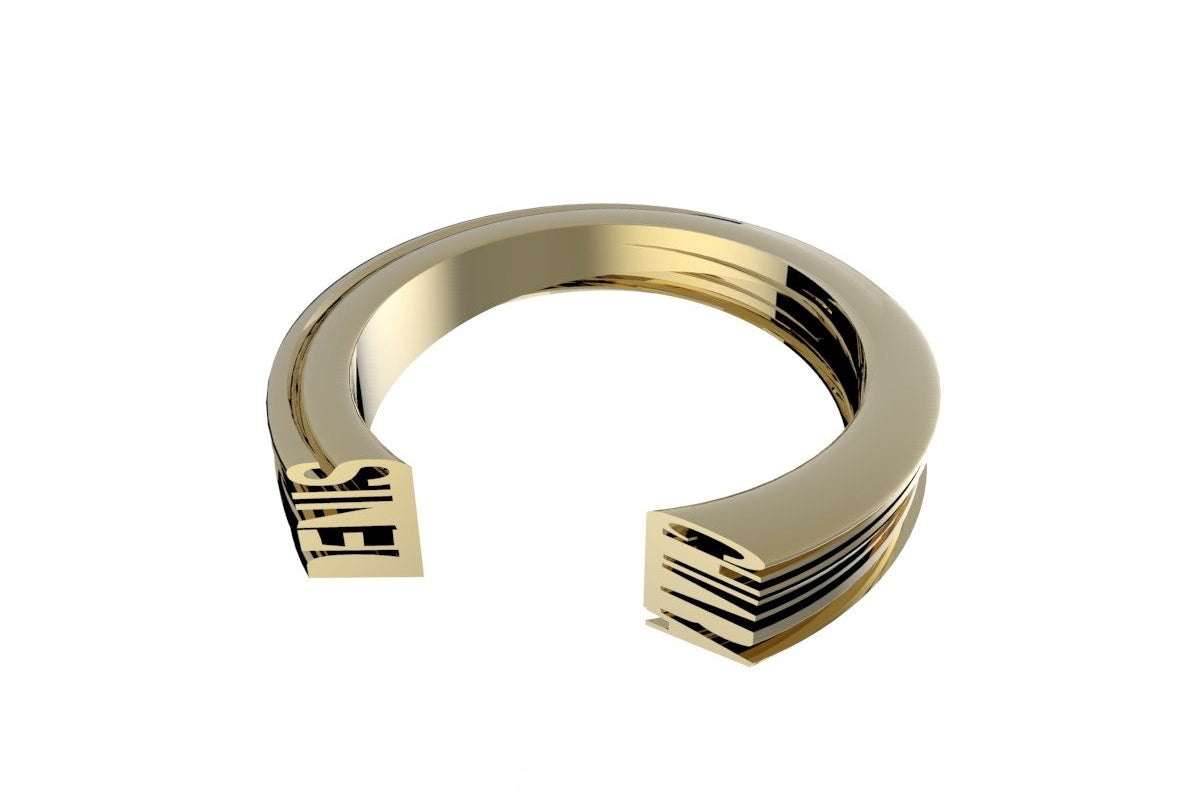 Cyrcus Design Anellove bracciale nylon bianco personalizzato