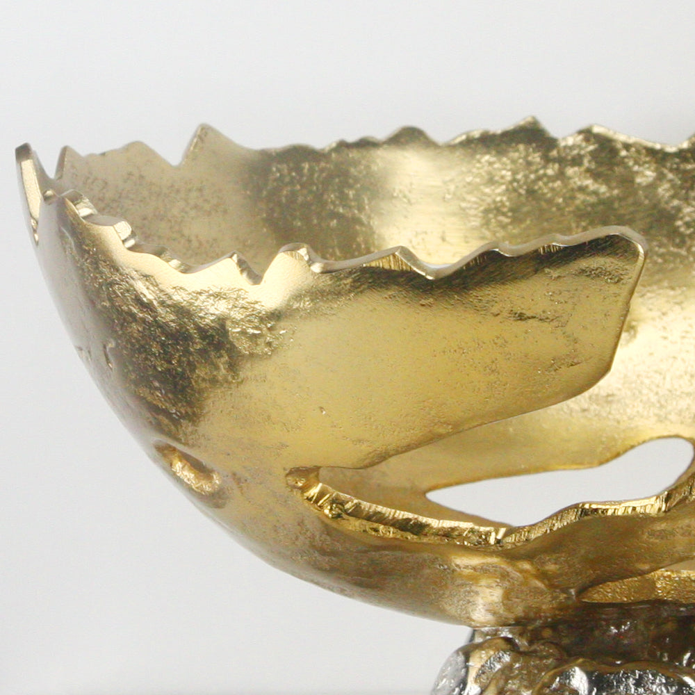 Galore Home Lunar Bowl scultura coppa Grande alluminio