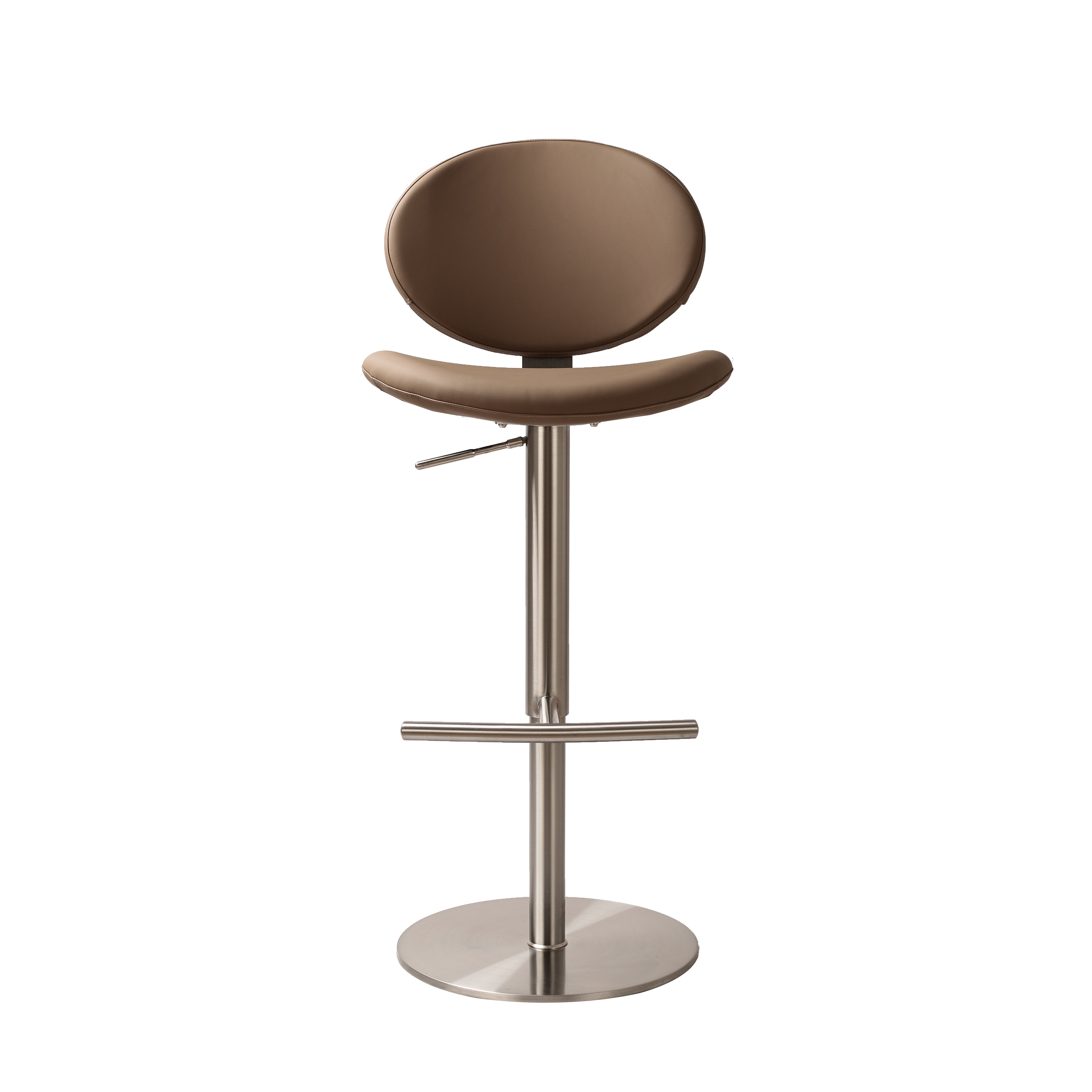Galore Home Serenity Bar Stool sgabello ecopelle marrone