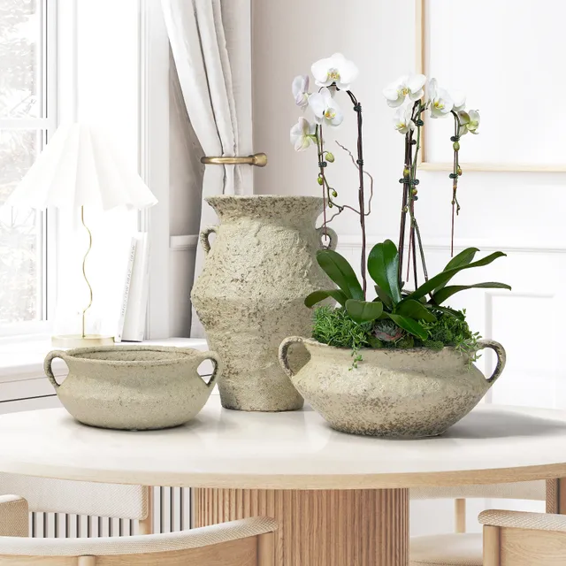 Galore Home Flint vaso ceramica fango 37 cm