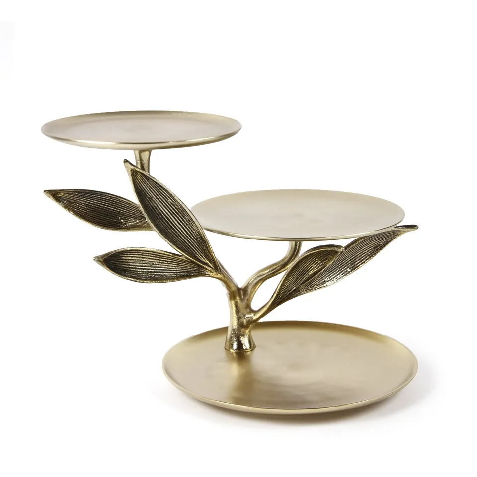 Galore Home Verdant G31-1405 alzata 3 piani oro antico
