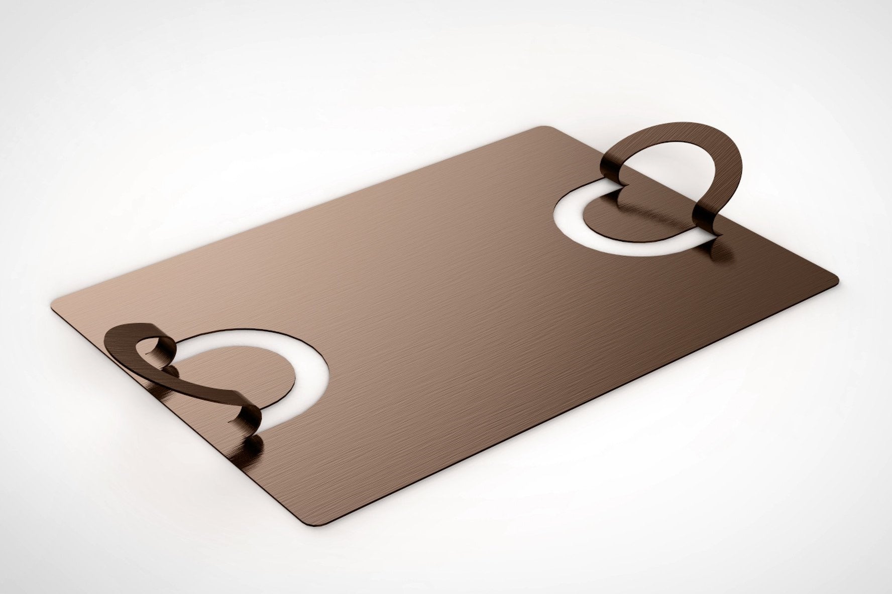 Cyrcus Design Hands Up vassoio acciaio specchio
