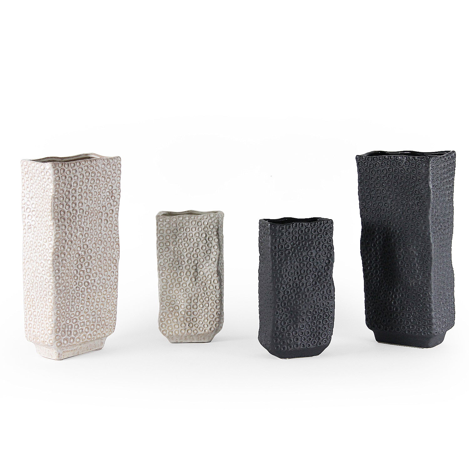 Galore Home Tranquility vaso ceramica bianco piccolo