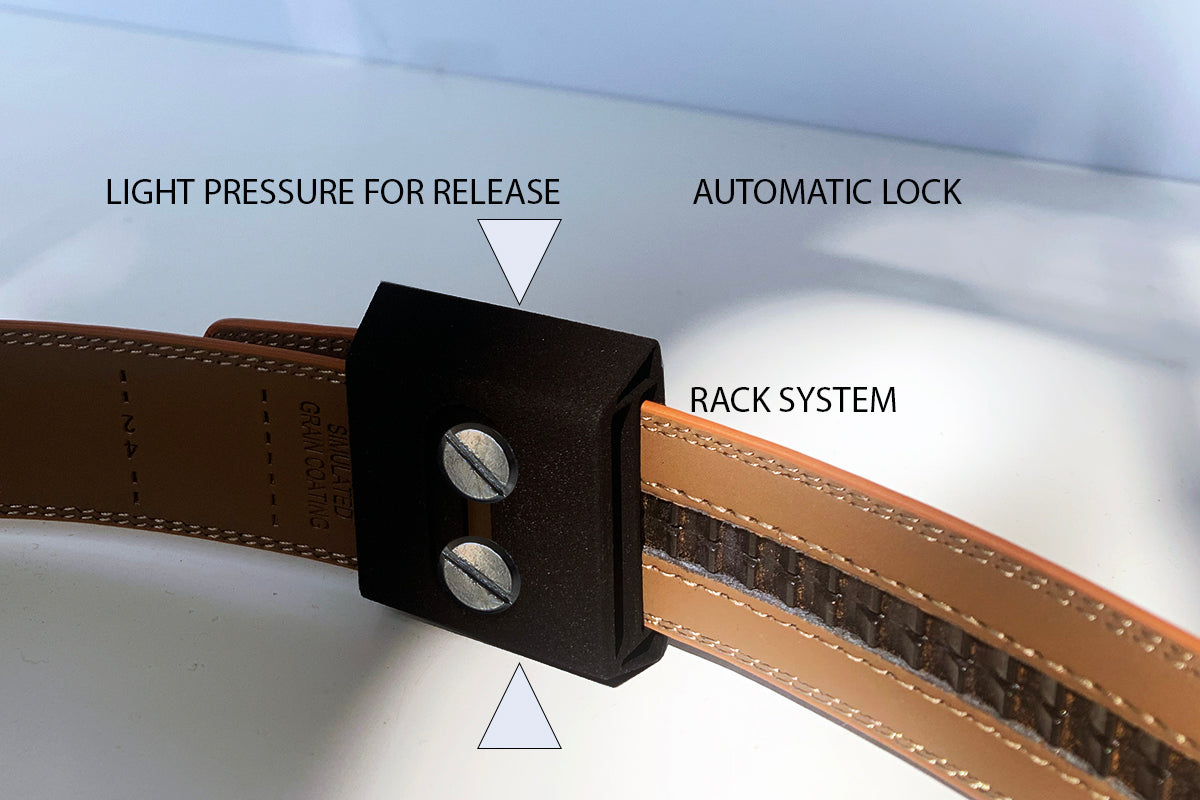 Cyrcus Design Diamond Belt cintura pelle naturale fibbia nylon