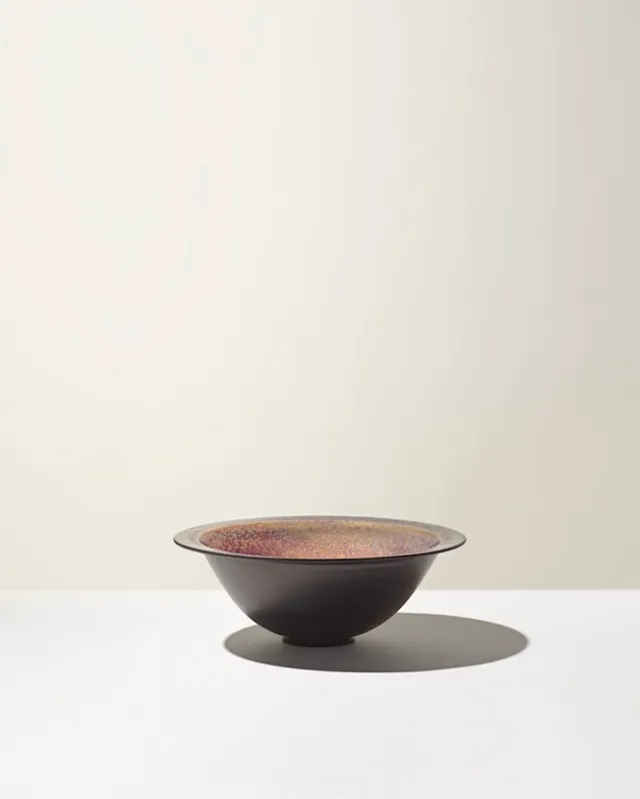 Ceramica Gatti 1928 Cratere CC30 contenitore grande nero riflessi