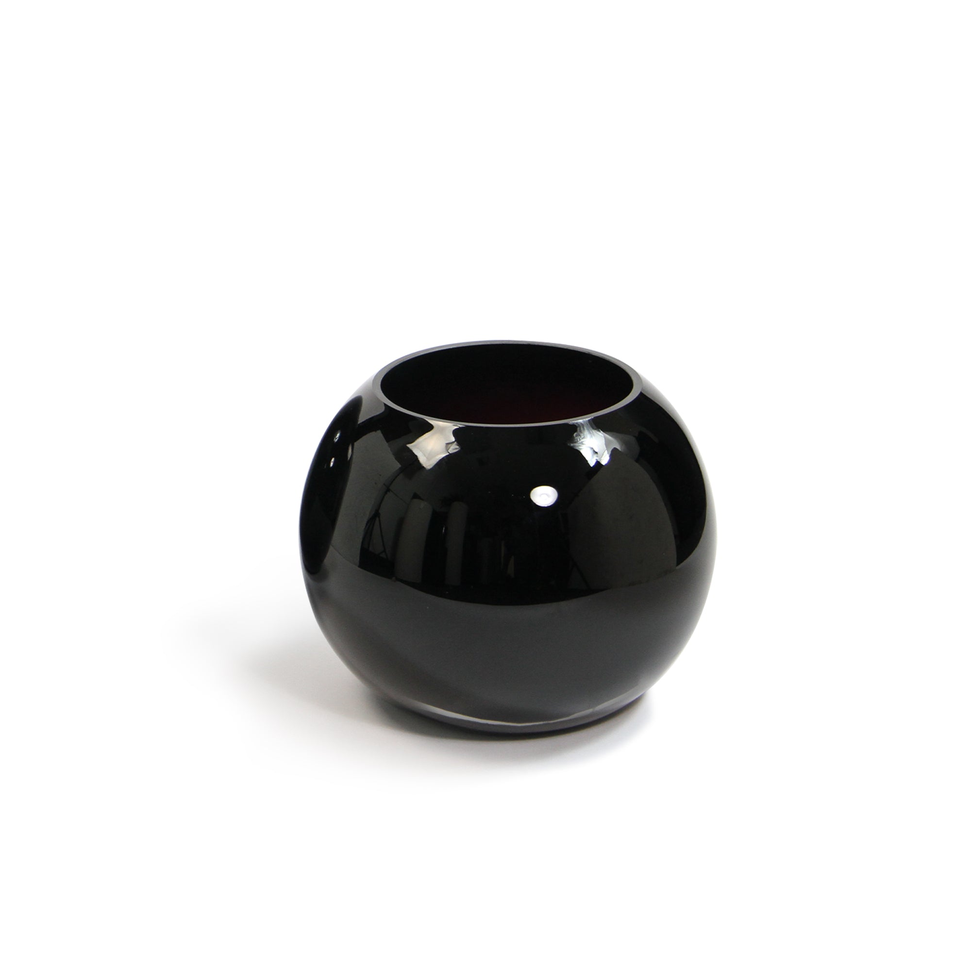 Galore Home Bubble U9805 vaso vetro nero piccolo 25 cm