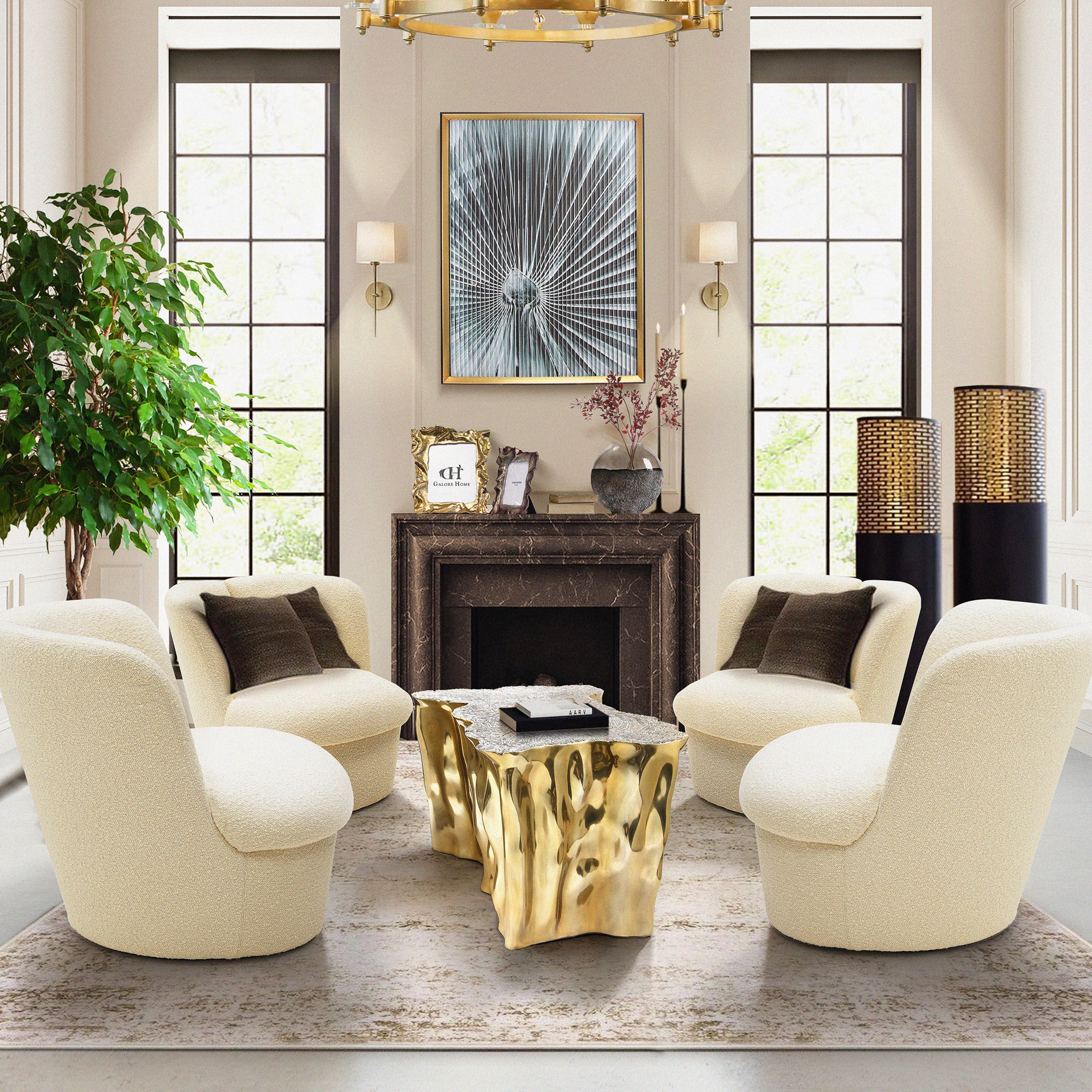 Galore Home Mandala Colonna Portacandela Large 138cm