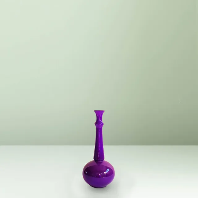 Ceramica Gatti 1928 Motor Valley MV32 vaso viola fluo