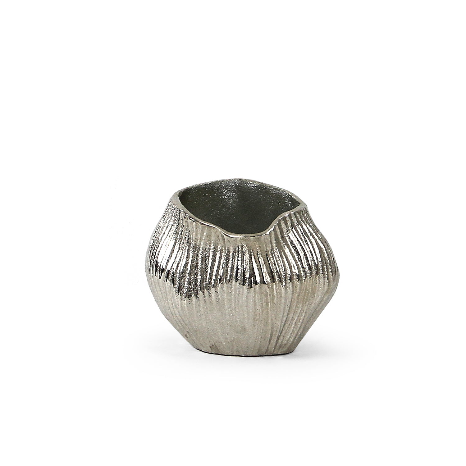 Galore Home Metallic Edge vaso in alluminio oro grande