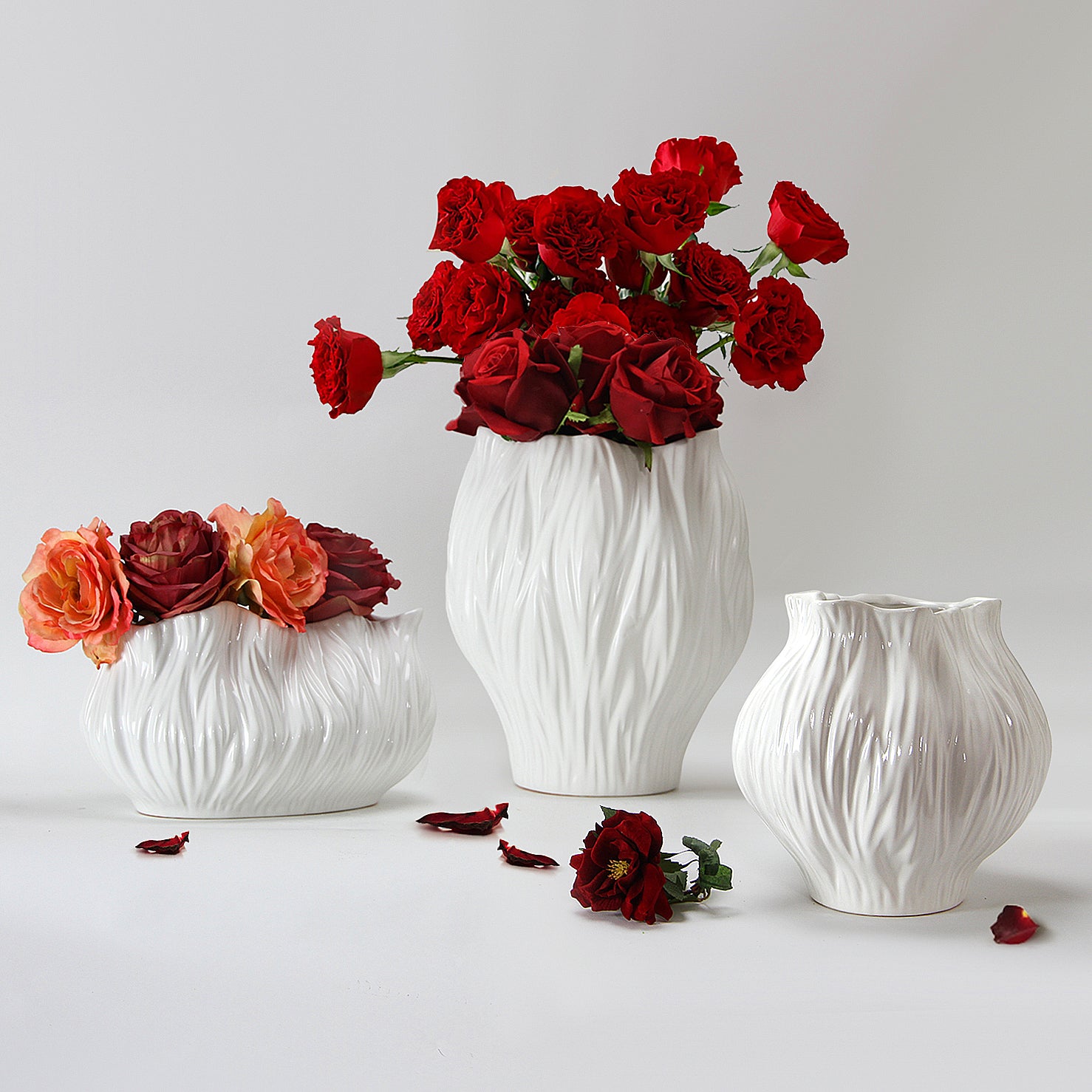 Galore Home Floral Essence CCV43 vaso ceramica inciso