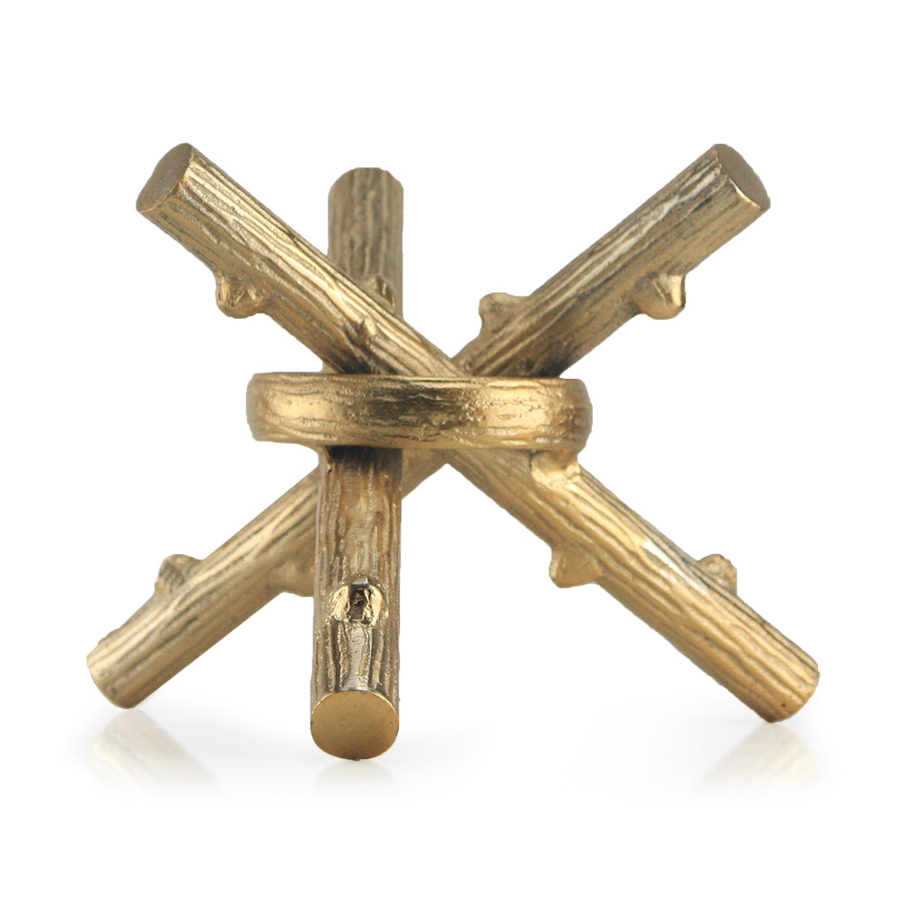 Galore Home Bonfire 3-2077 coppa oro small in alluminio