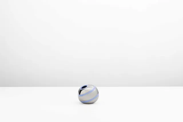 Ceramica Gatti 1928 Platino PB105 Pleiade vaso mini platino