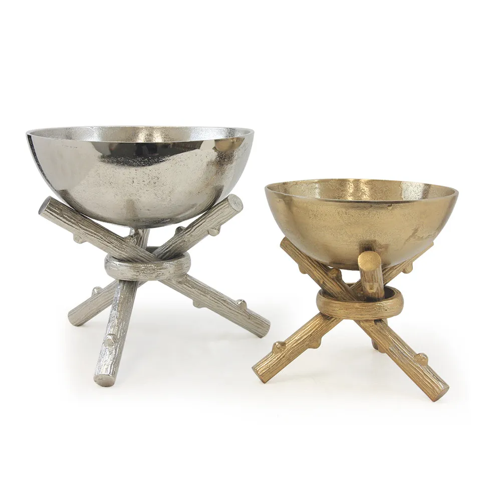 Galore Home Bonfire 3-2077 coppa oro small in alluminio
