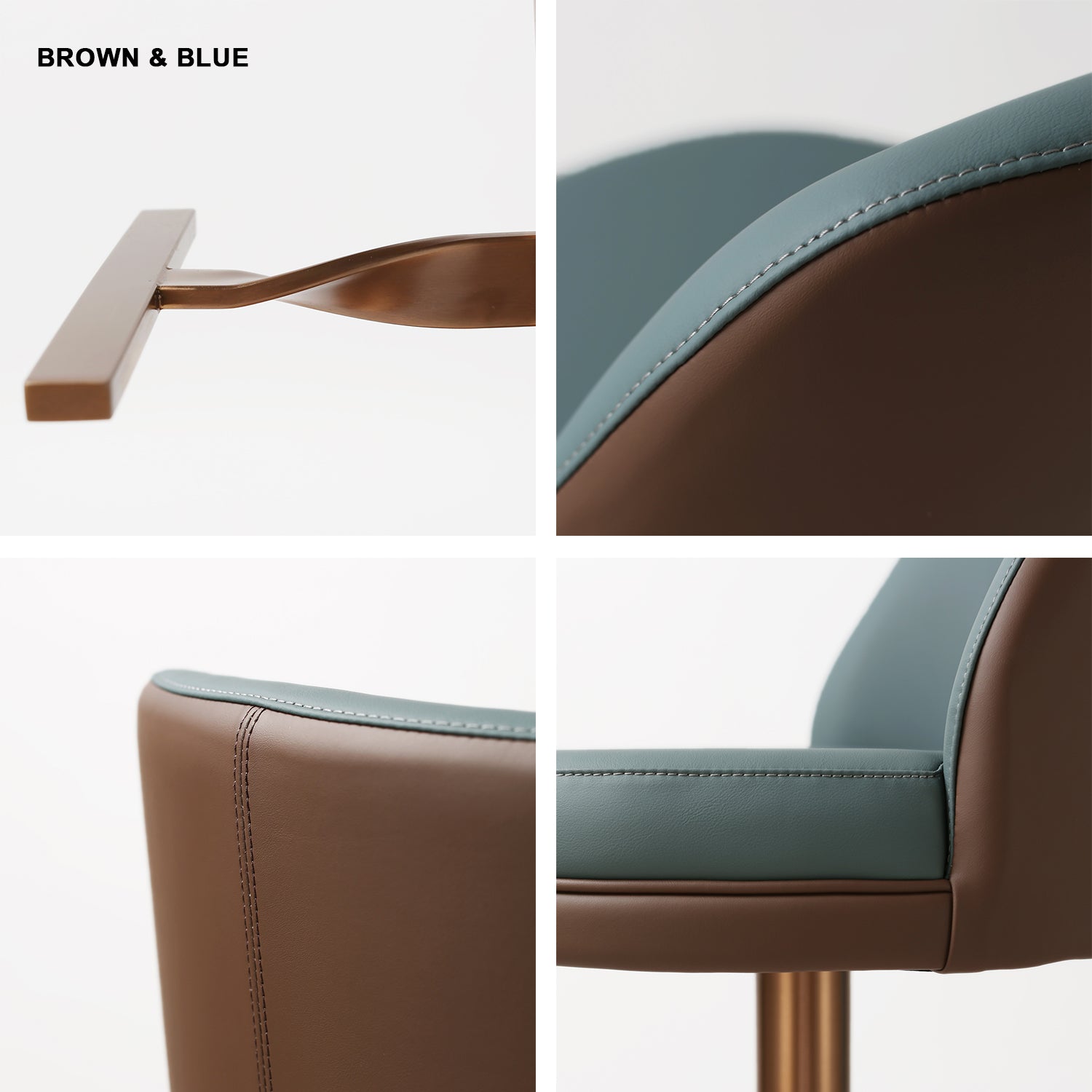 Galore Home Zeno Swivel sgabello bar marrone girevole