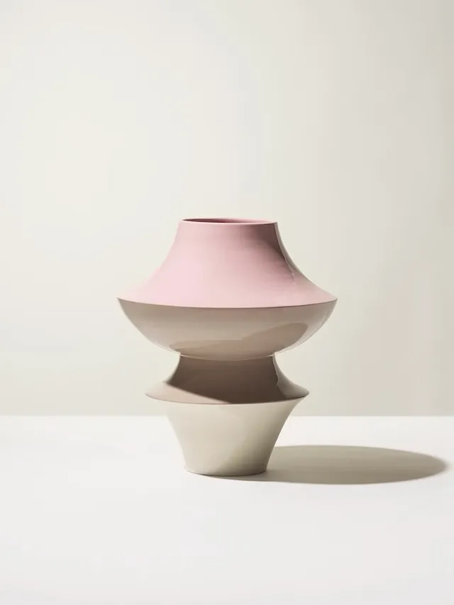 Ceramica Gatti 1928 Trottola Grande CT504 vaso rosa