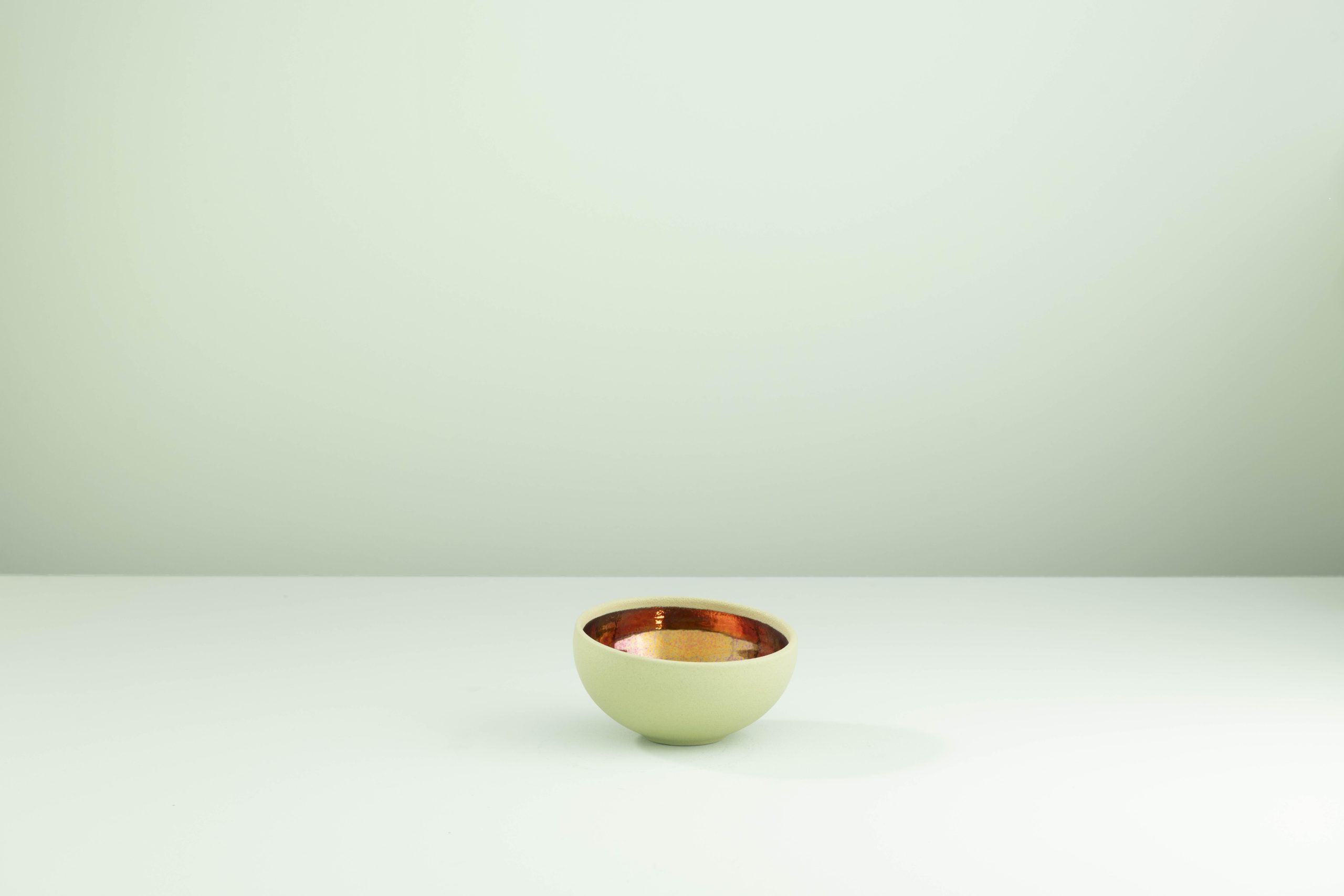 Ceramica Gatti 1928 Riflesso Sole Piccola RF732 vaso 8 cm metallici