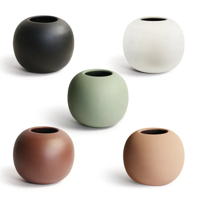 Galore Home Circa Bowl vaso in metallo Verde tenuta stagna