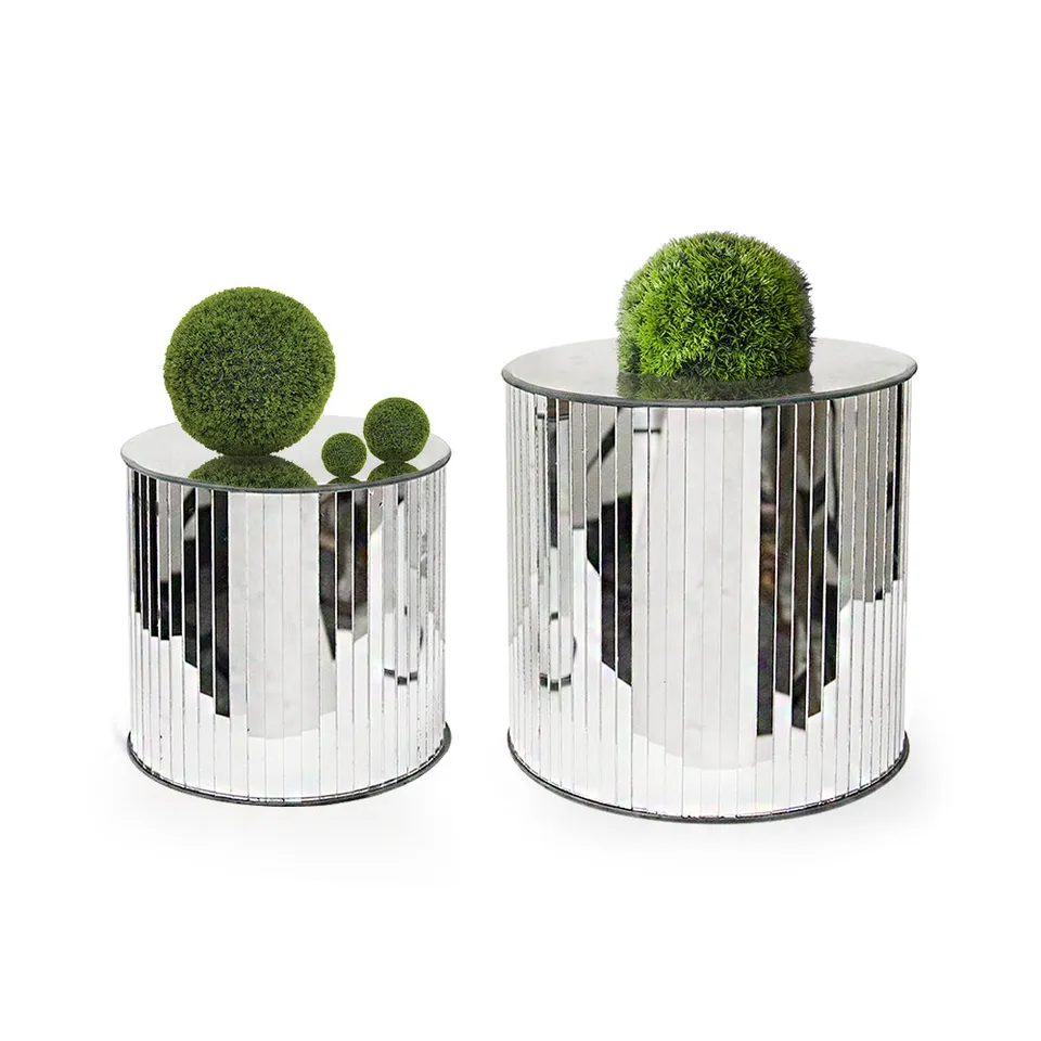 Galore Home Mirrored alzata vetro specchio piccola