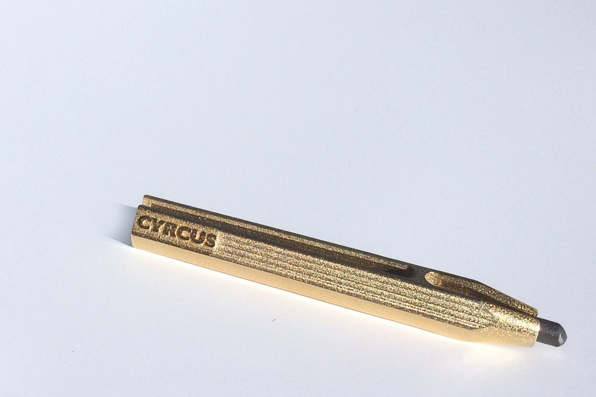 Cyrcus Matitona matita acciaio bronzato stampa 3D