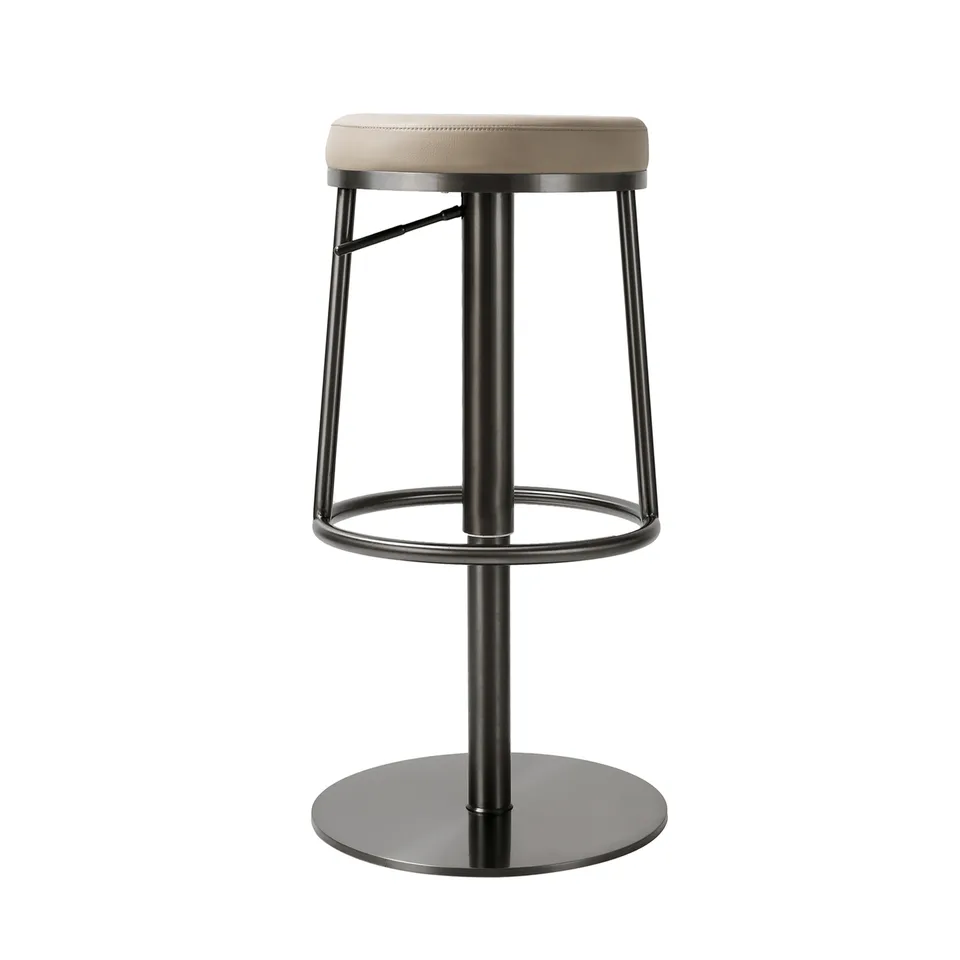 Galore Home Aero Swivel Counter sgabello bar beige regolabile