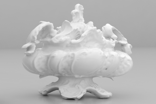 Cyrcus Design Monsters scultura nylon bianco large