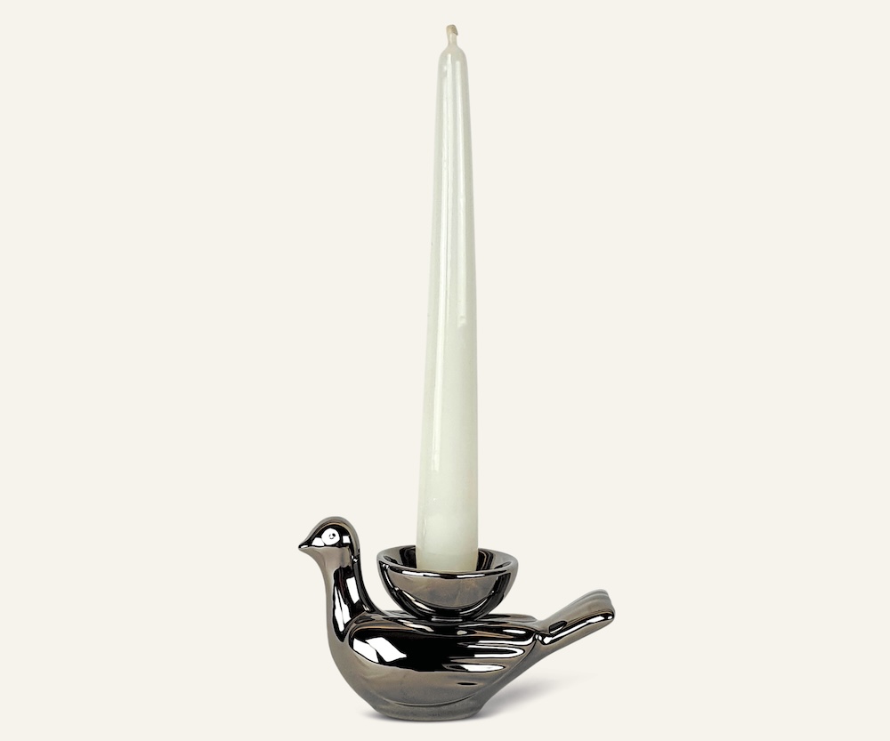 Ceramica Gatti 1928 Luce Selvaggia Colombina statuetta maiolica