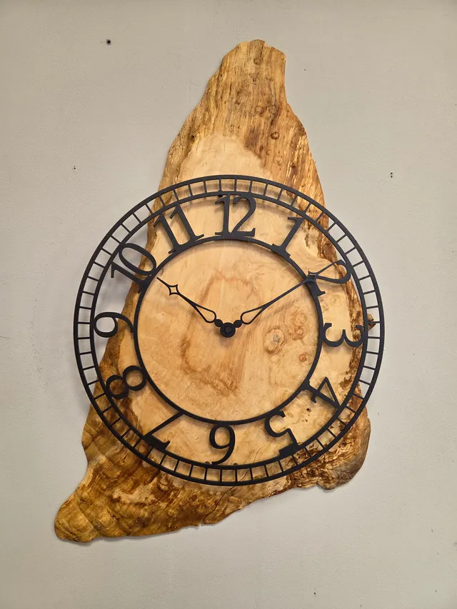 Il nido del picchio orologio da parete acero numeri romani