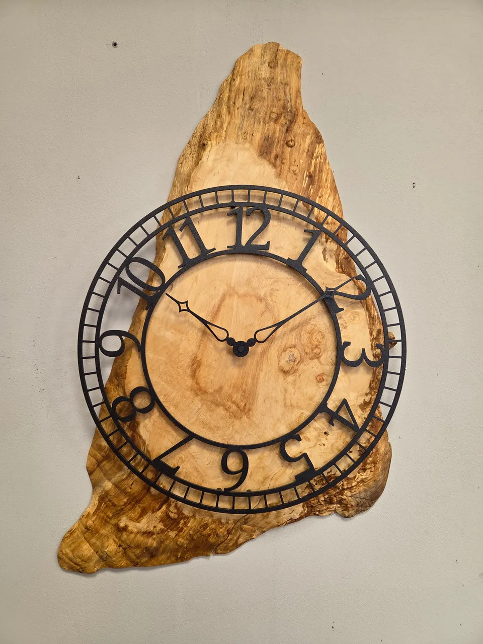 Il nido del picchio orologio da parete acero numeri romani