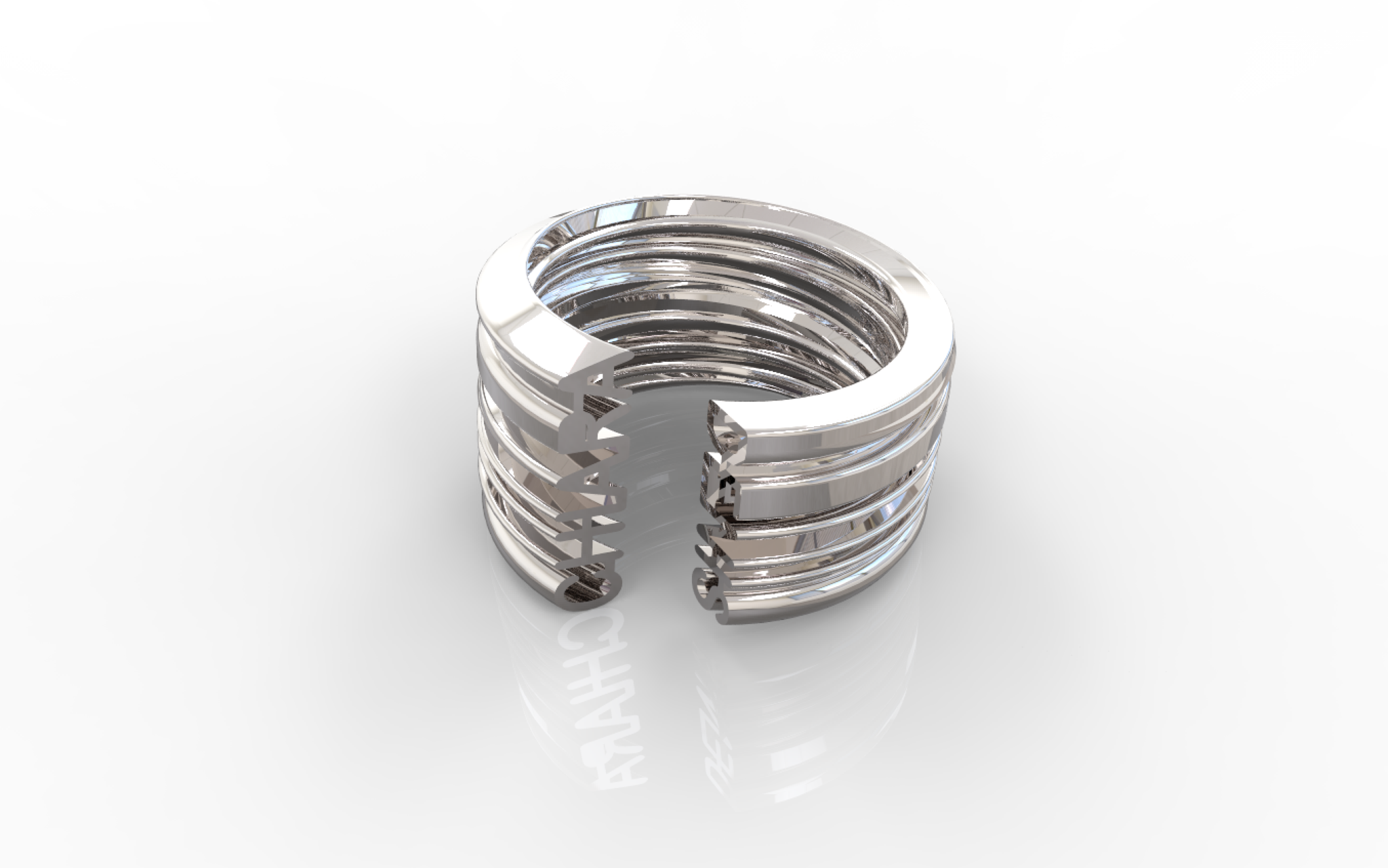 Cyrcus Design Anellove anello acciaio personalizzabile