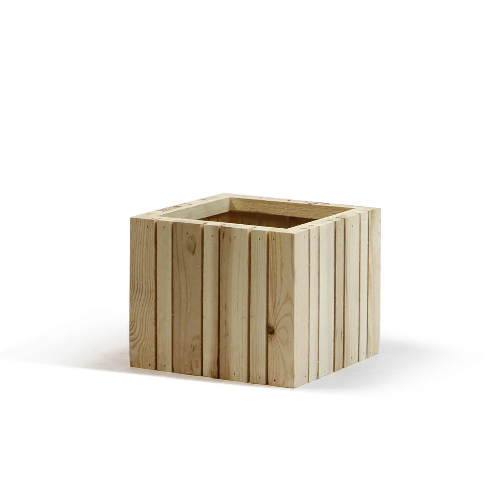 Galore Home Vertical Slat fioriera legno Natural R3125