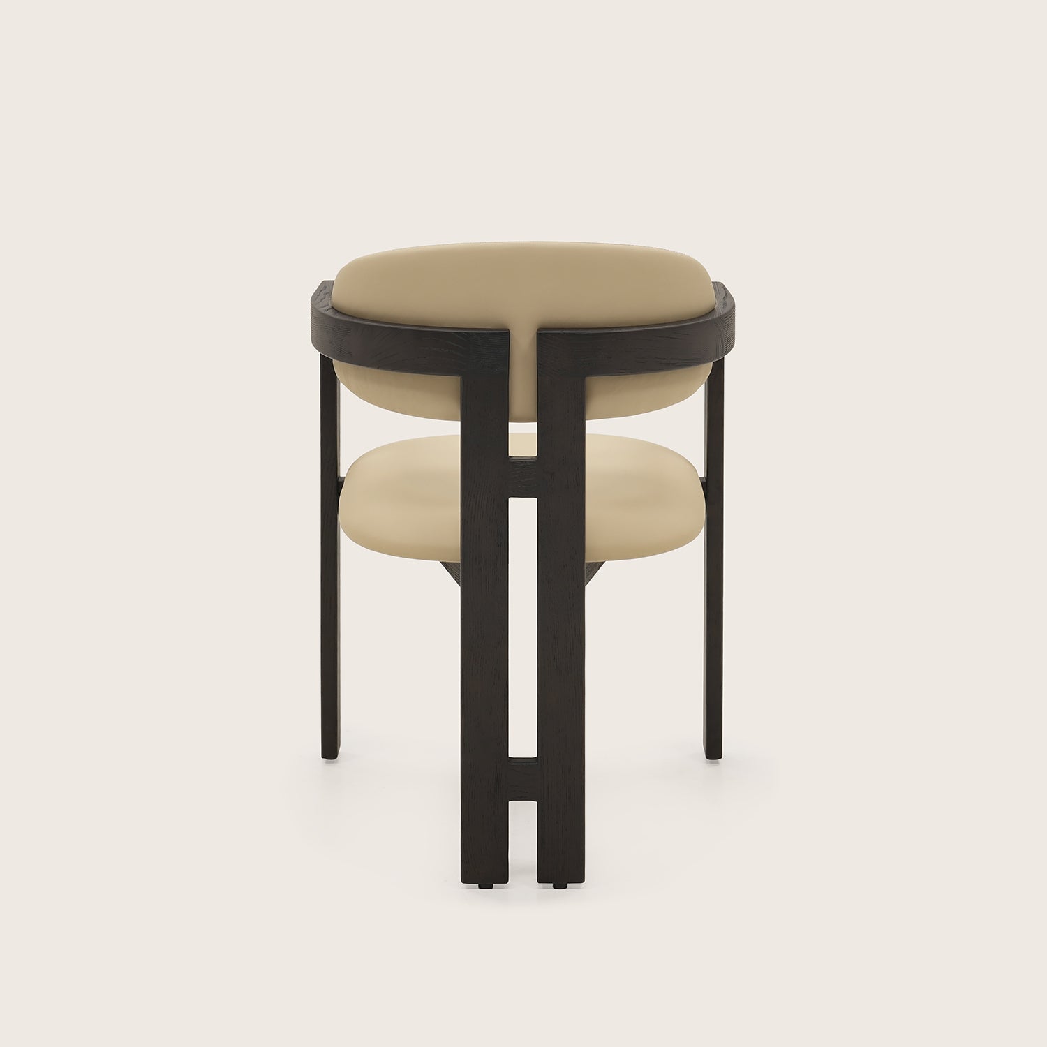 Galore Home Luxe Diner sedia pelle grigia 81 cm