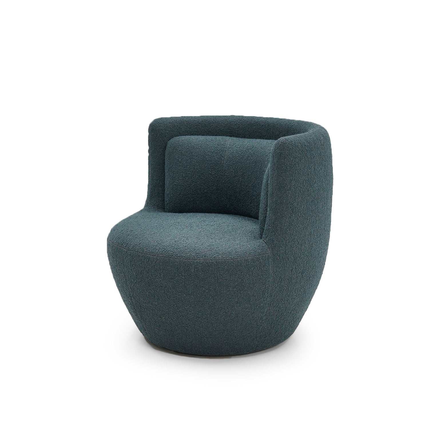 Galore Home Cuddle Couch pouf arancione tessuto ad alte prestazioni