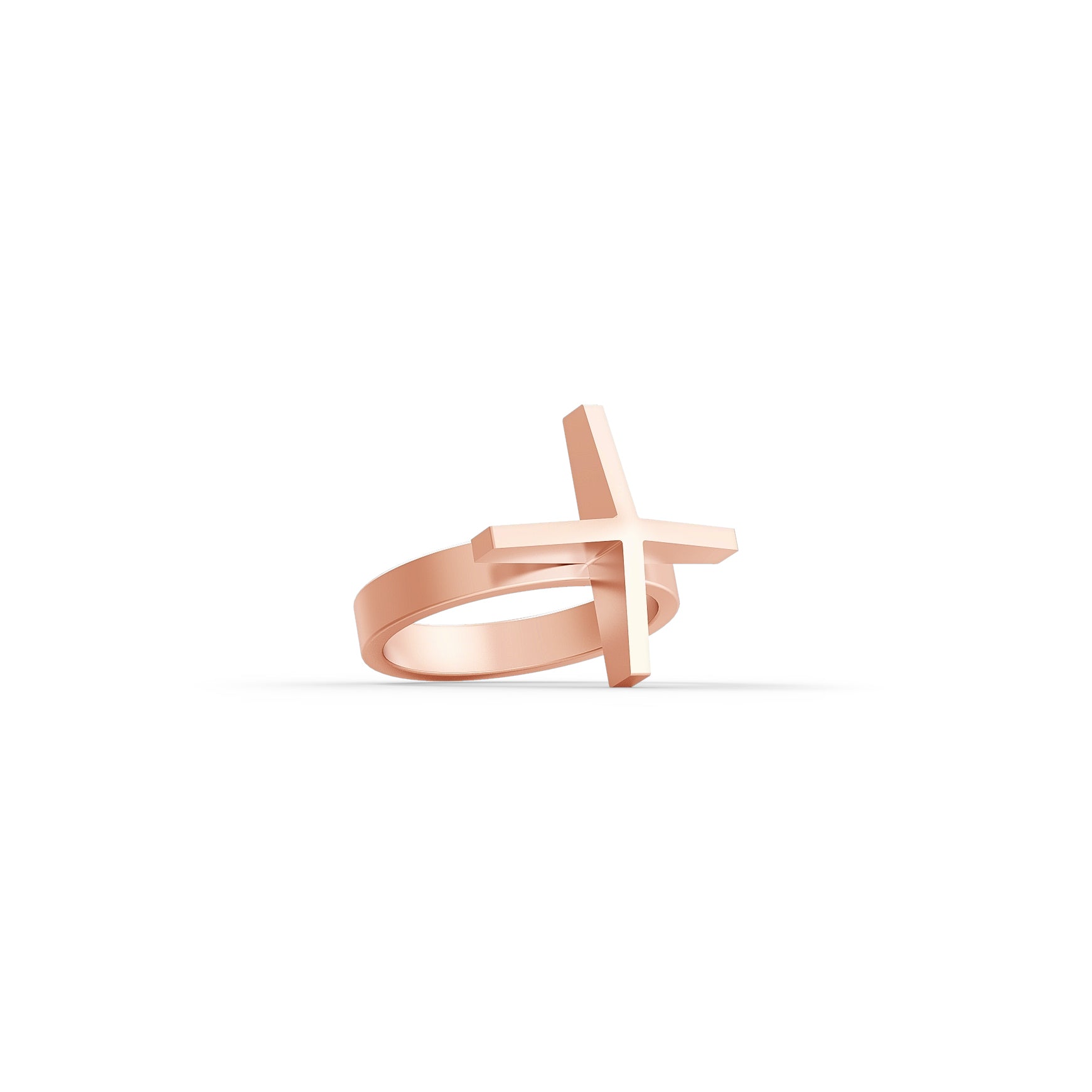 Cyrcus Design Cruss anello acciaio bronzato