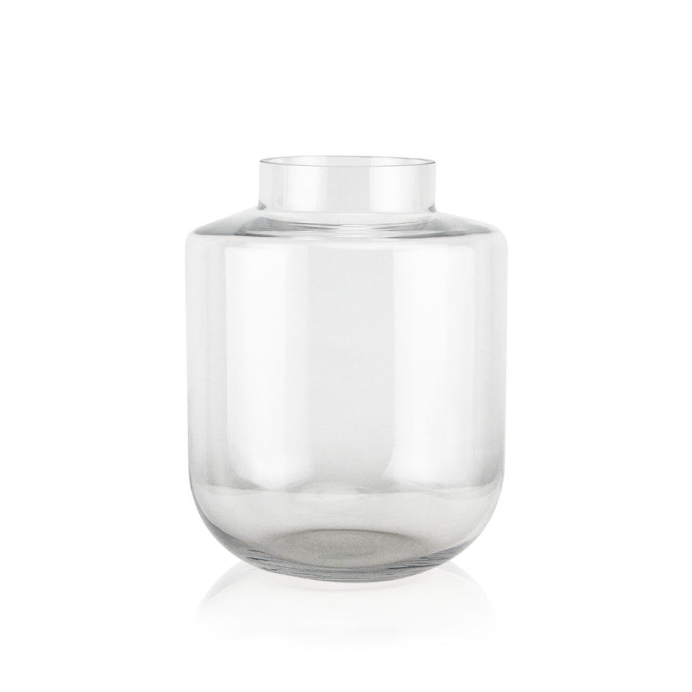 Galore Home Wellspring Vaso Vetro Nero Oro 30 cm