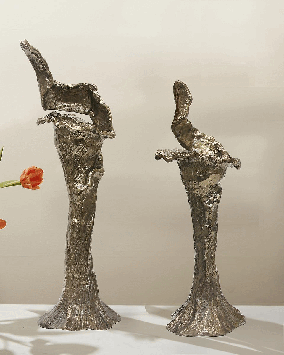 Galore Home Molten Metal portacandele grande ottone