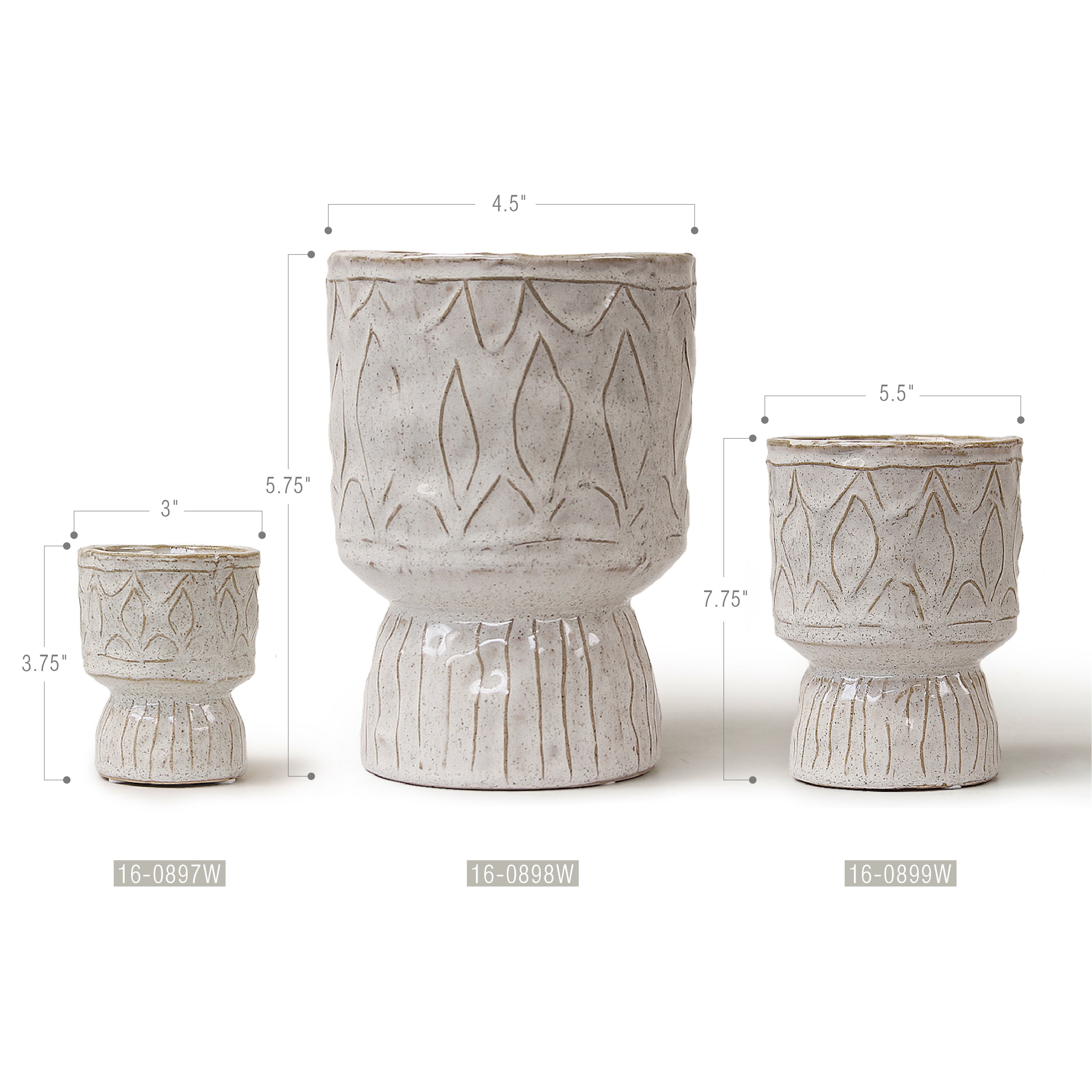 Galore Home Ceramic Chalice Portavaso Ceramica Small