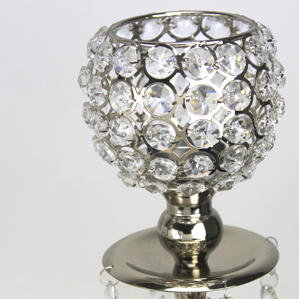Galore Home Crystal Candelabra candelabro 5 bracci