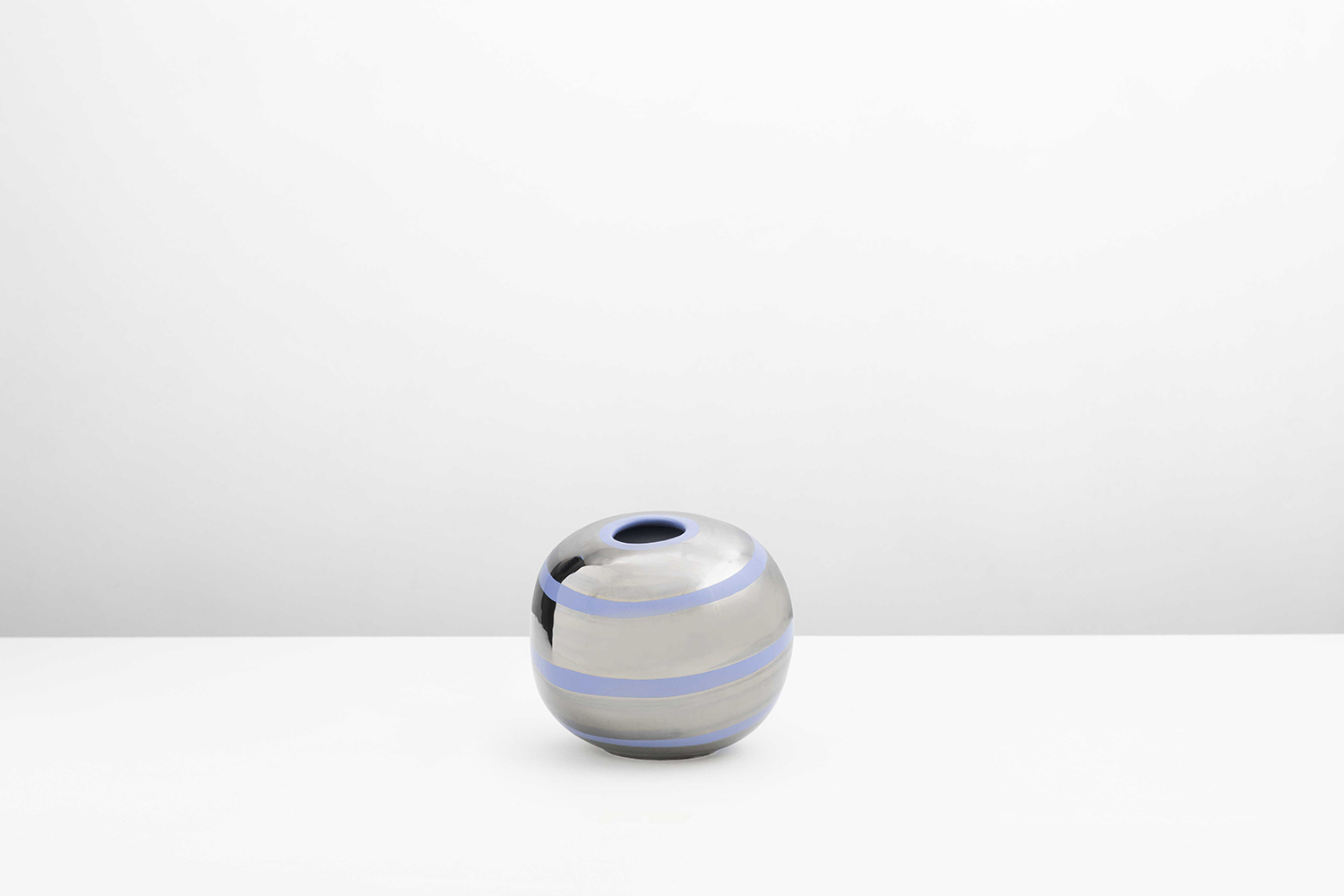 Ceramica Gatti 1928 Pleiade Berrettino Media vaso platino