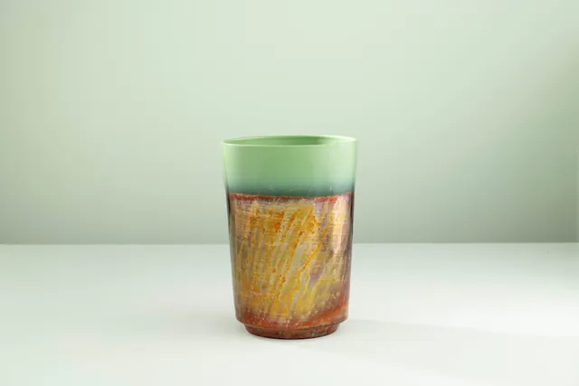 Ceramica Gatti 1928 Riflesso Tramonto Grande RF722 vaso metallici