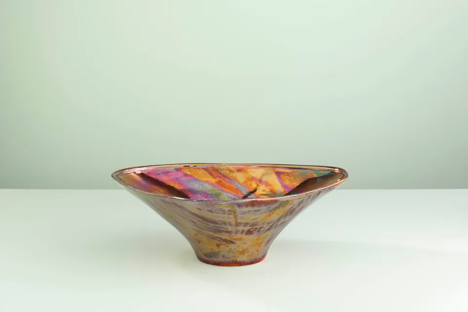 Ceramica Gatti 1928 Riflesso Timele RF246 vaso lustro