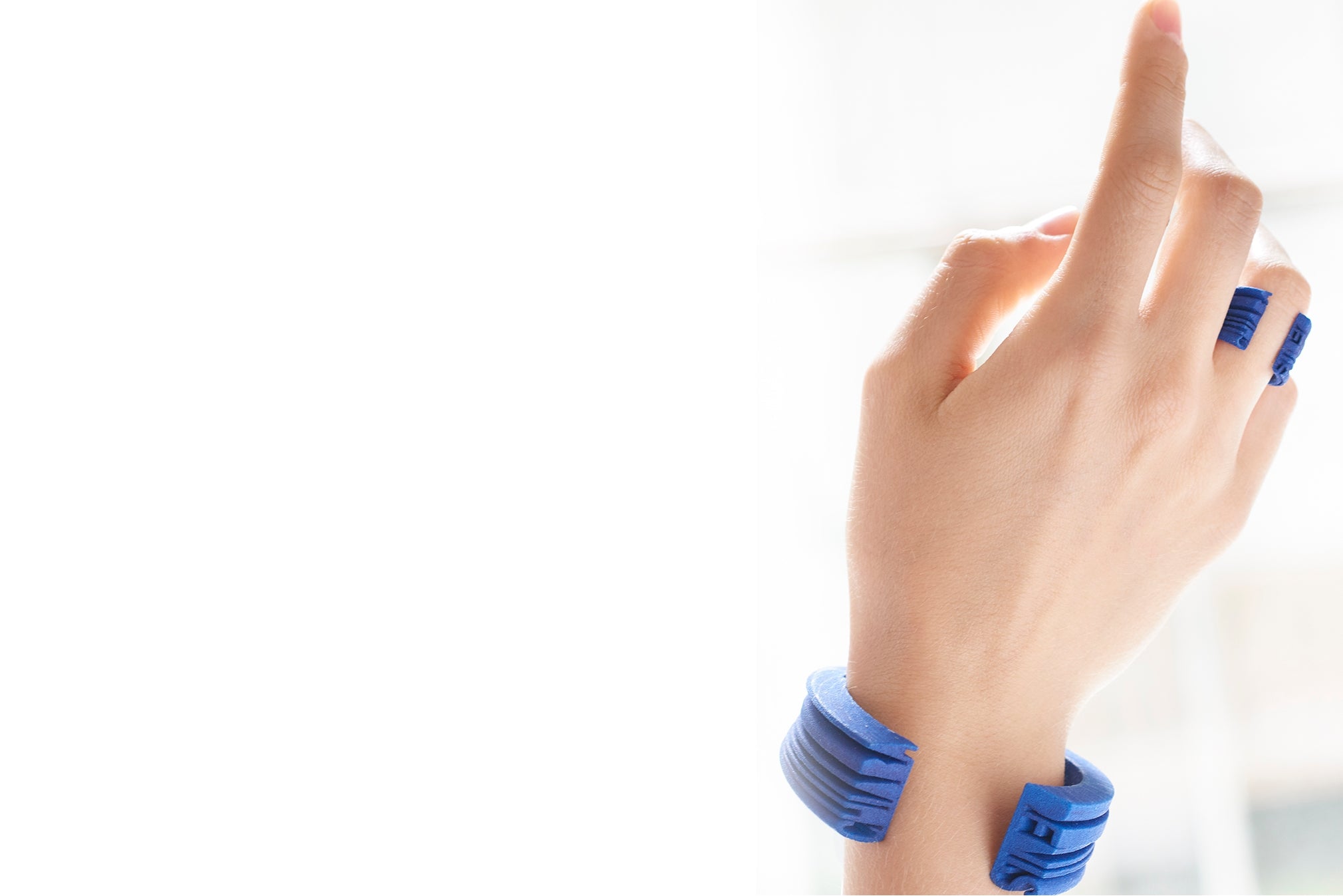 Cyrcus Design Anellove bracciale nylon bianco personalizzato