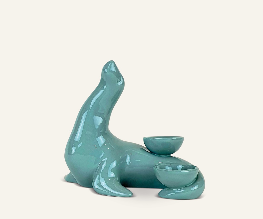 Ceramica Gatti 1928 Luce Selvaggia Foca AC826 scultura