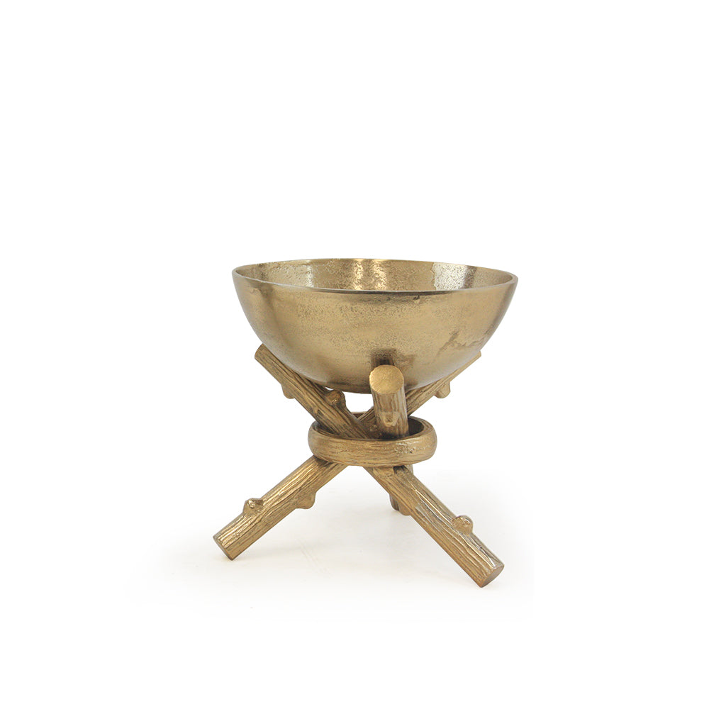 Galore Home Bonfire 3-2077 coppa oro small in alluminio