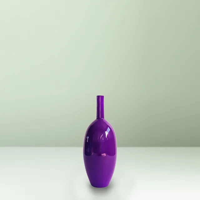Ceramica Gatti 1928 Motor Valley MV30 vaso viola fluo