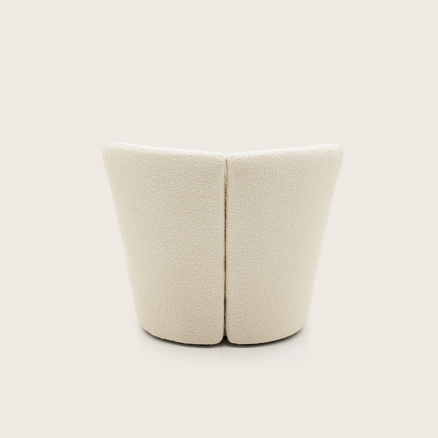 Galore Home Bliss poltrona bouclé grigia imbottita