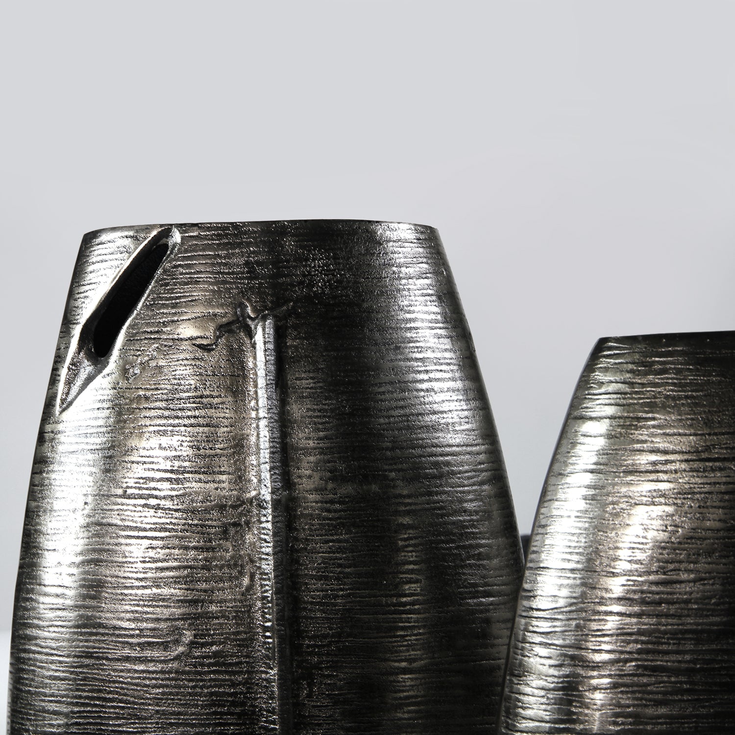 Galore Home Noble Alloy vaso metallo nickel Small