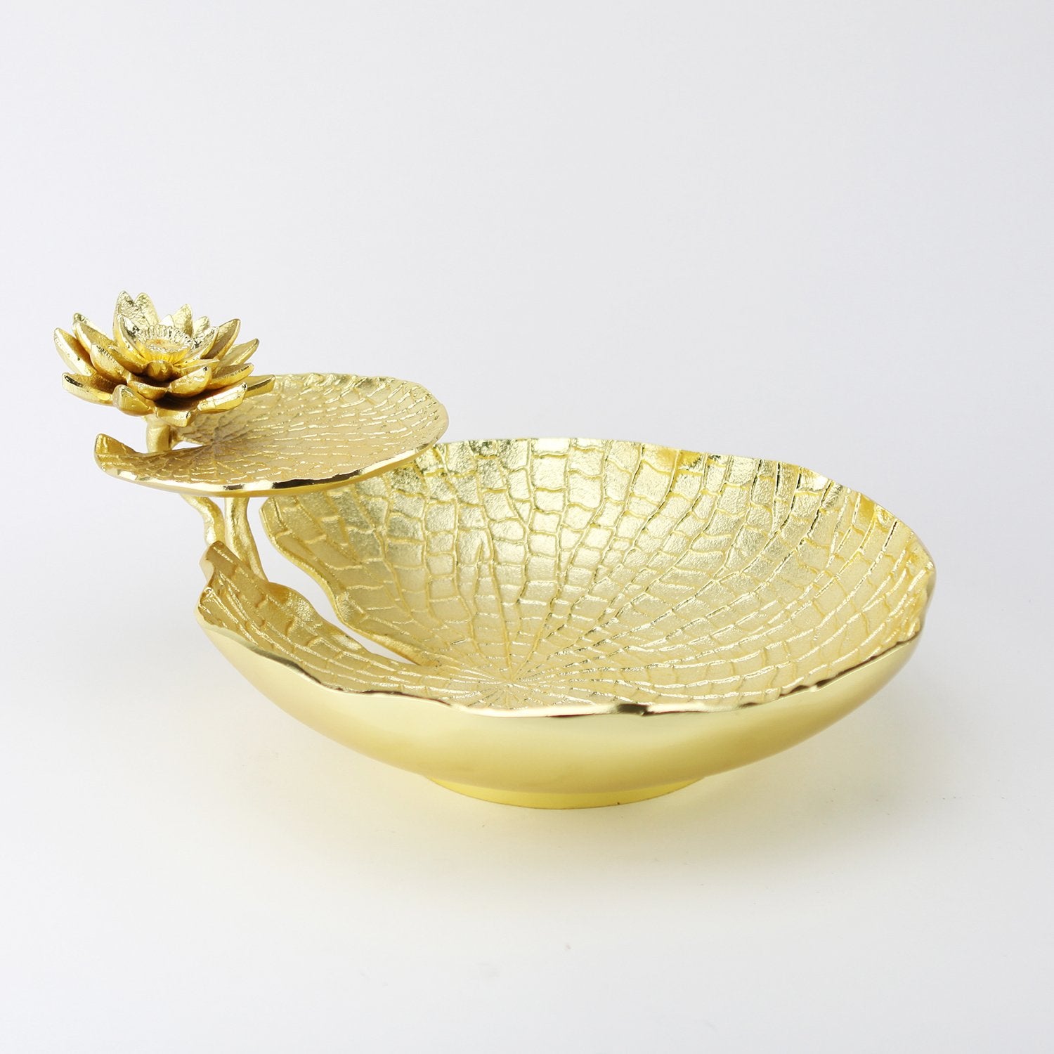 Galore Home Victoria coppa alluminio oro due piani