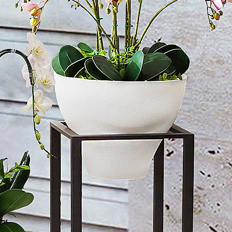 Galore Home Serenity Vaso Ceramica Nero 23 cm